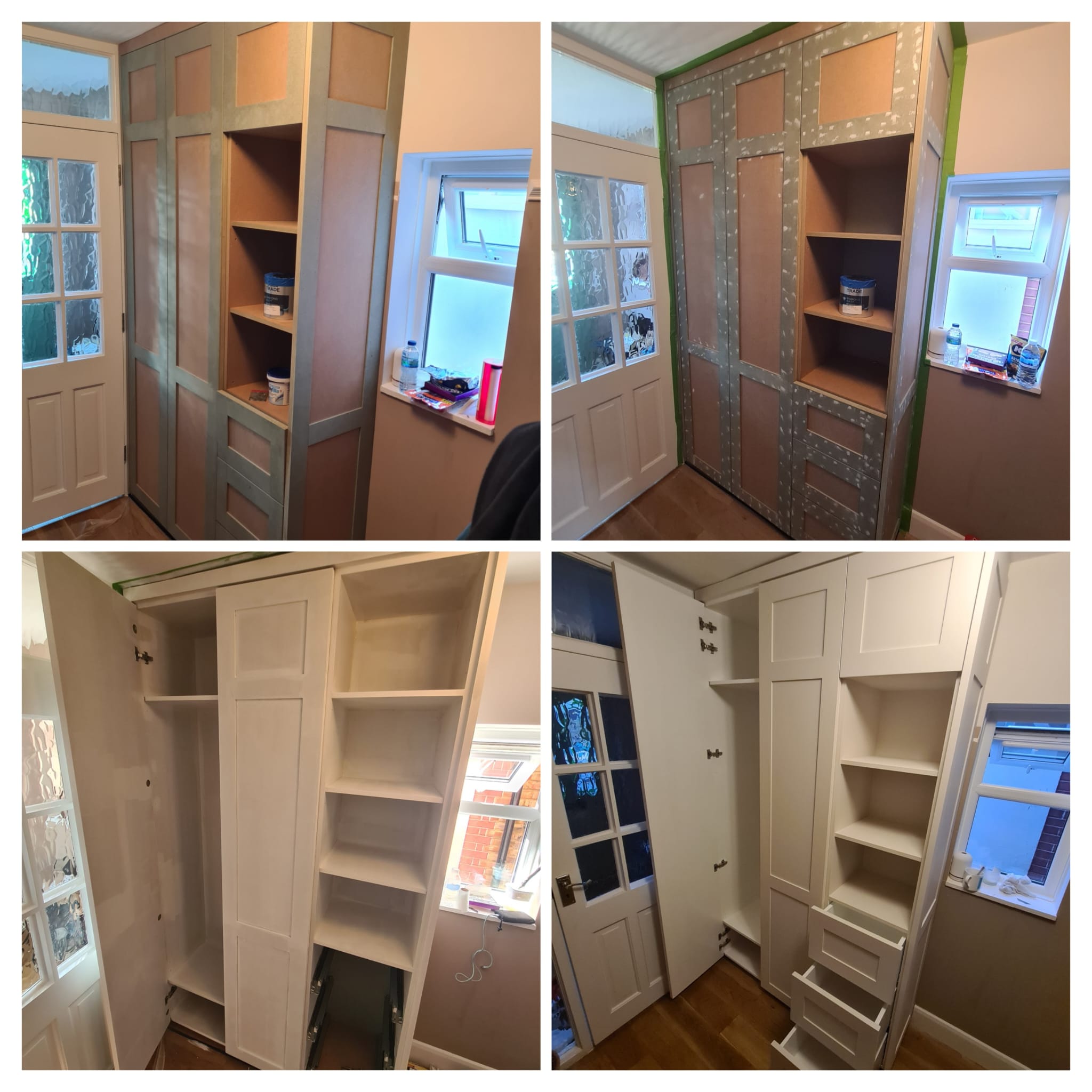 Garden makeover with new lawn and patio